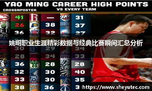姚明职业生涯精彩数据与经典比赛瞬间汇总分析